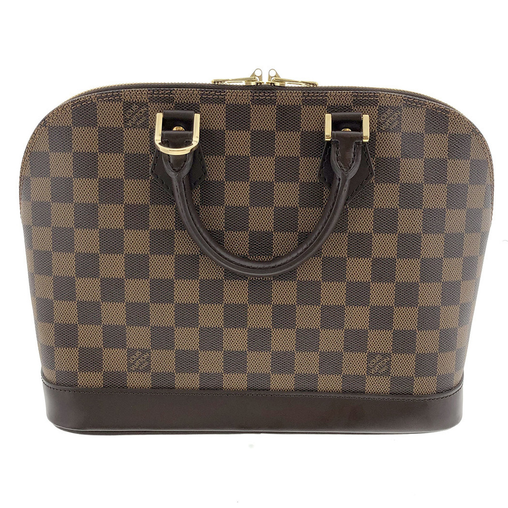 Louis Vuitton Alma Damier Ebene Brown Handbag